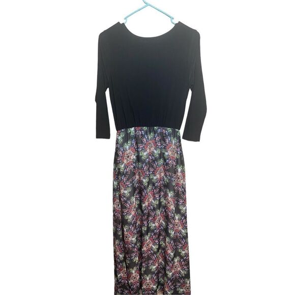 Mighty Fine Womens Black Marvel Comics Kaleidoscope Avengers Maxi Dress Small - Picture 4 of 5